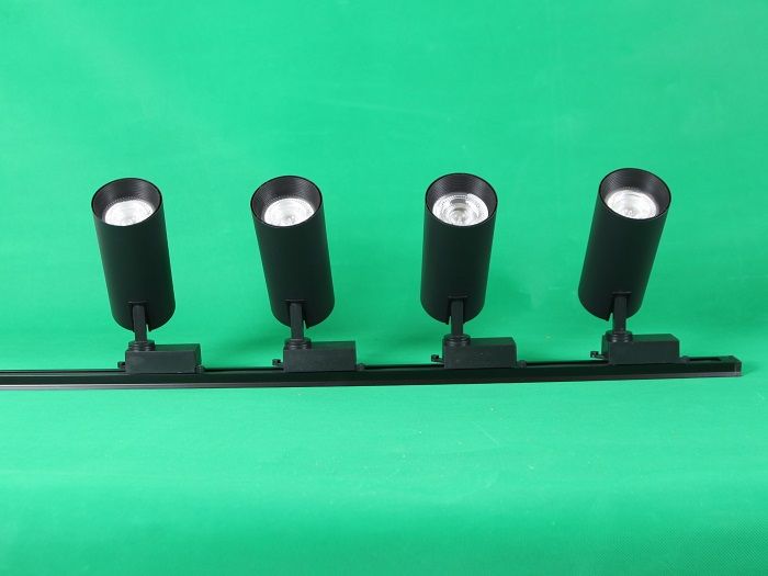Combo 4 đèn Led rọi ray ông bơ 30W trang trí shop + thanh ray 1m