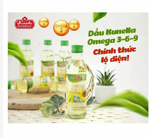 Dầu hạt ép lạnh kunella omega 3-6-9 100ml