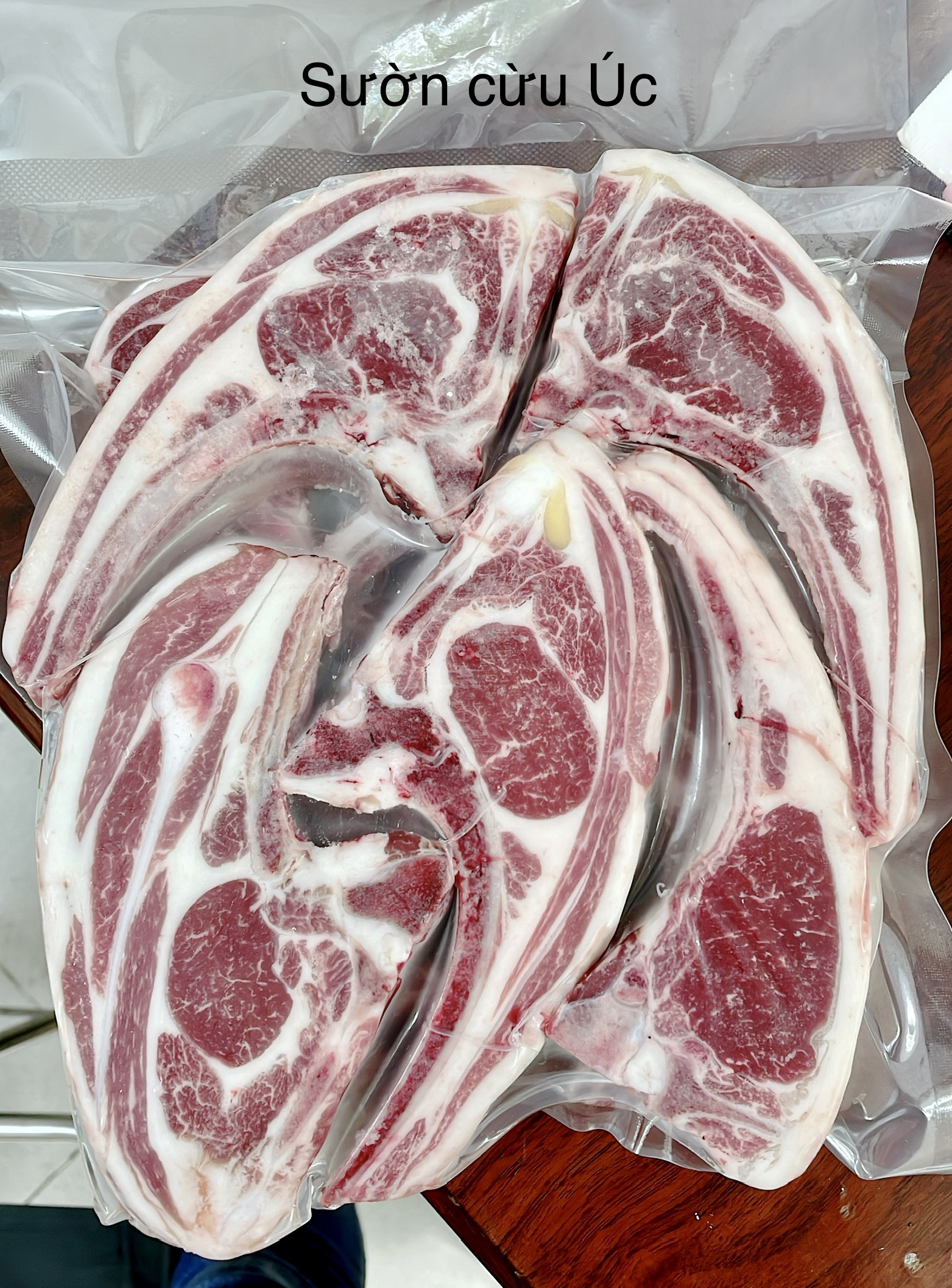 - sườn cừu úc cắt miếng - túi 1kg