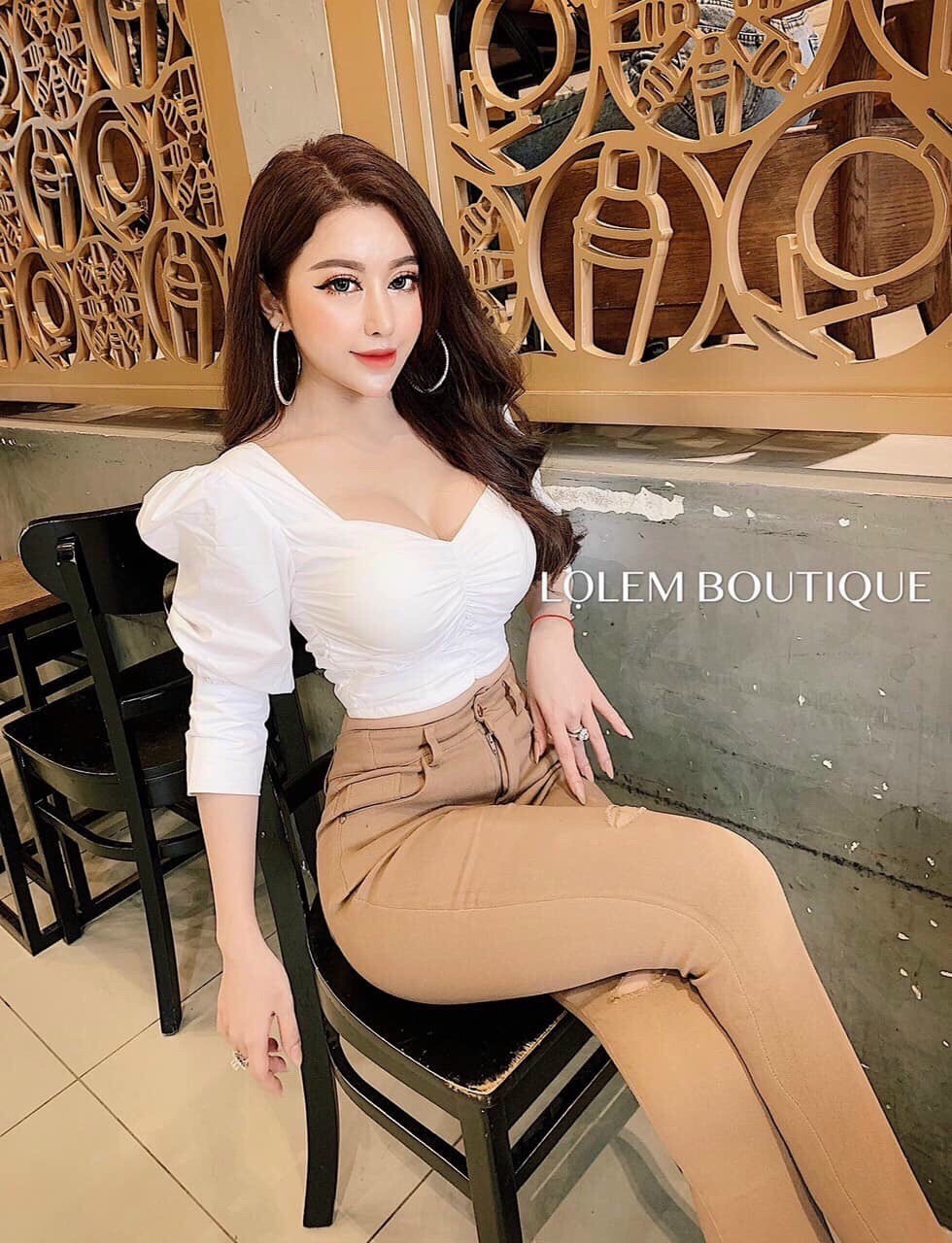 Áo mod ngực tay dài, phụng hoàng