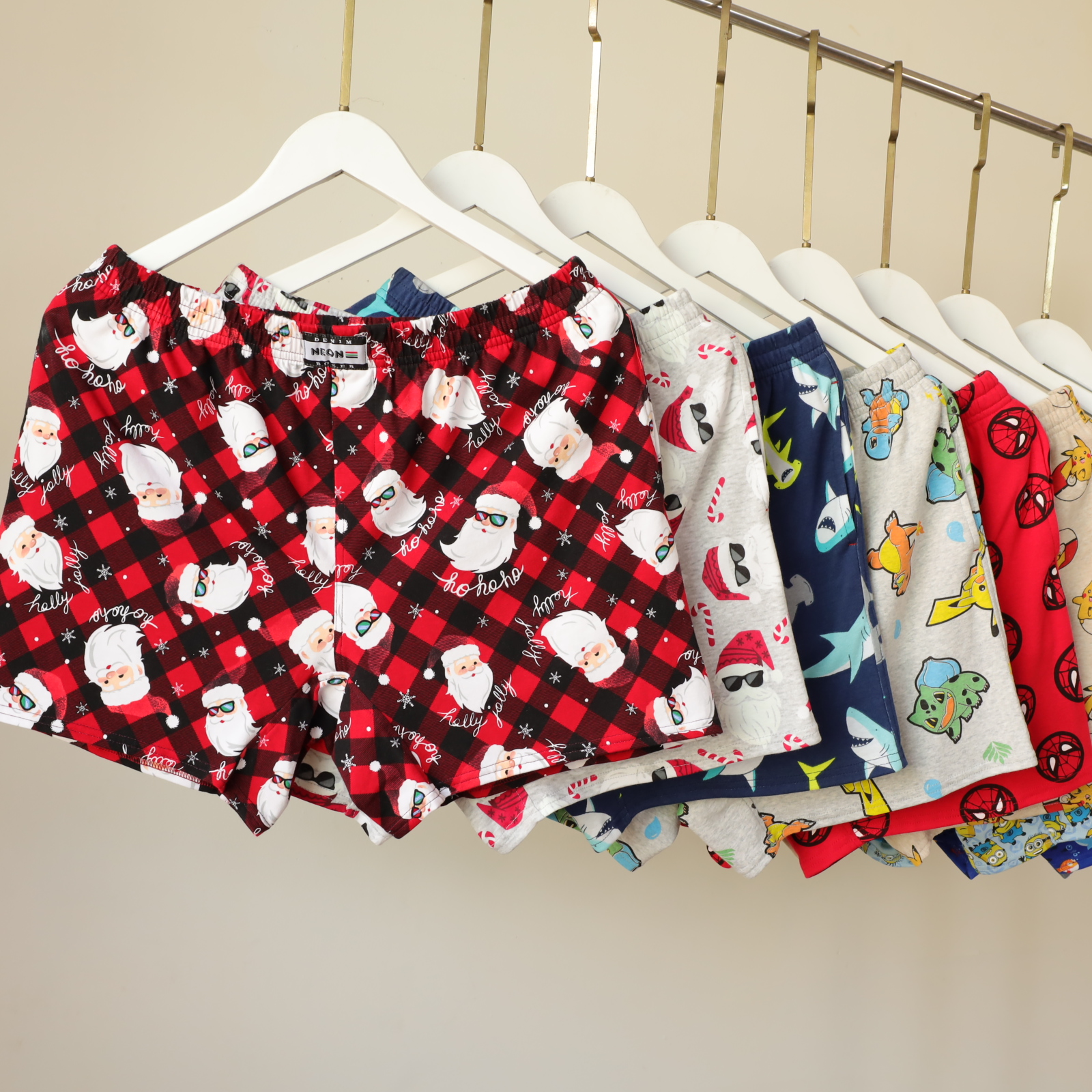 (Có Túi & Dài Hơn) Quần Short Đùi, Quần Ngủ Nam Có Túi Hai Bên Tiện Lợi AmericanStyle Cotton Thun Mặc Nhà, Ra Ngoài