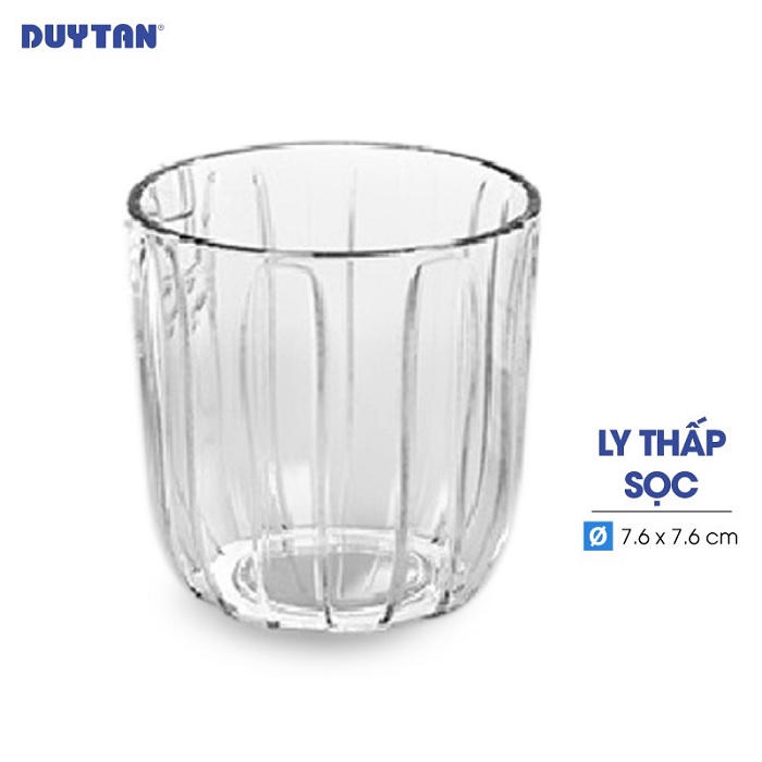 Ly thấp sọc nhựa duy tân 238ml - 13481