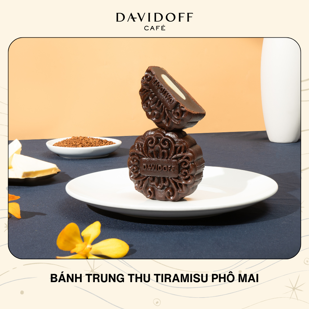  BÁNH TRUNG THU DAVIDOFF - TIRAMISU & PHÔ MAI - 120gram 