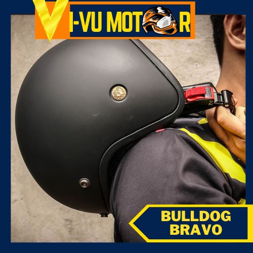 Mũ bảo hiểm 3/4 bulldog bravo