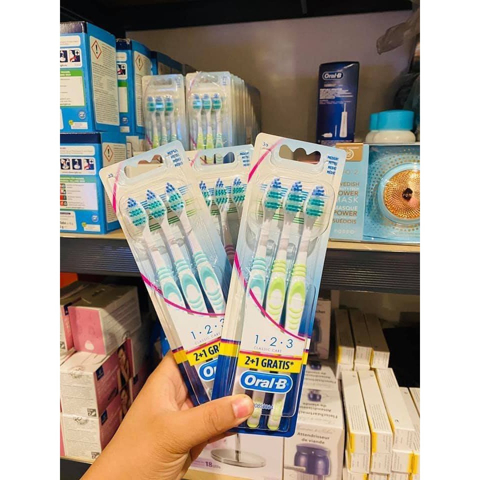 Set 3 bàn chải oral b germany sale hết nấc