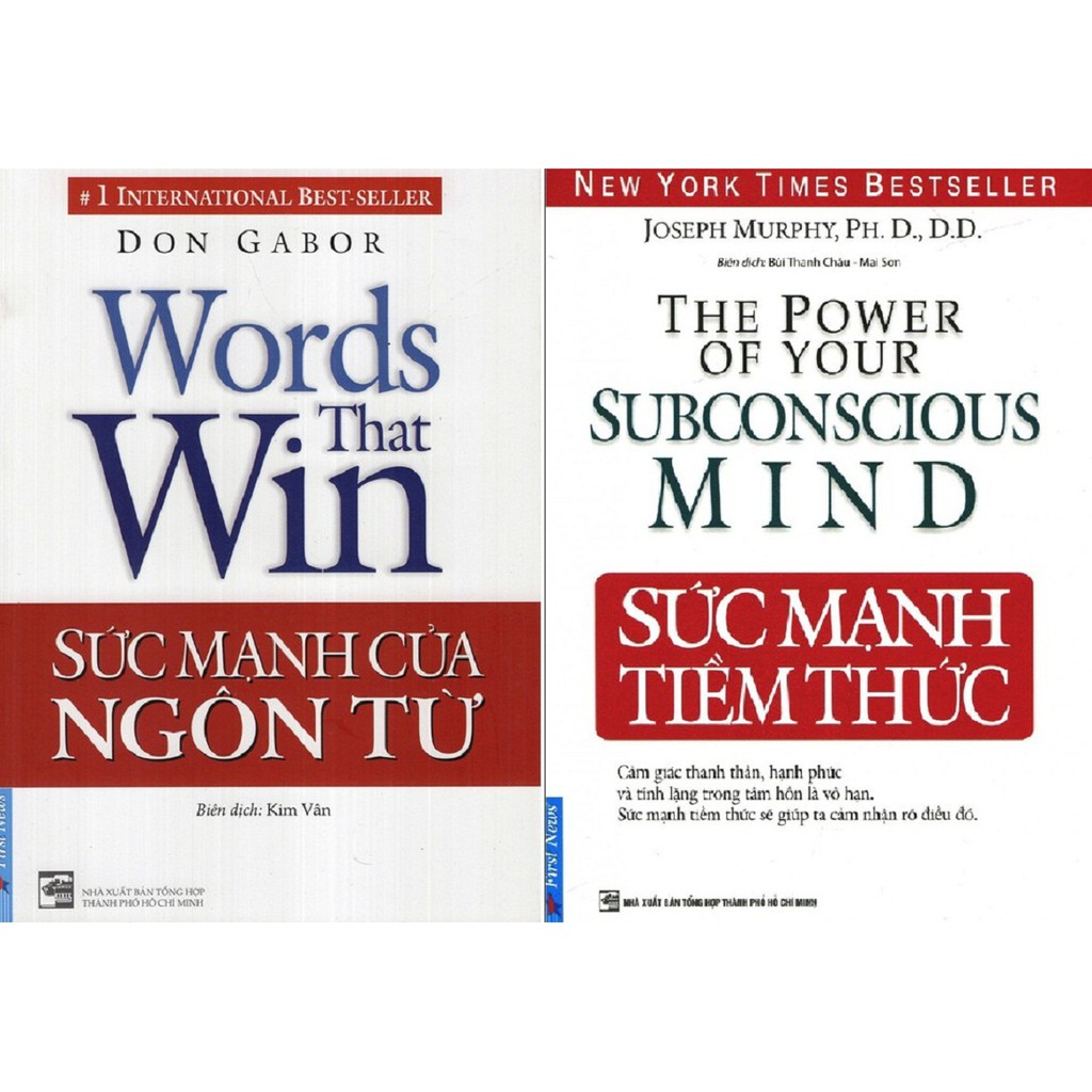 nguyetlinhbook Combo Sách - Sức Mạnh Của Ngôn Từ + Sức Mạnh Tiềm Thức.