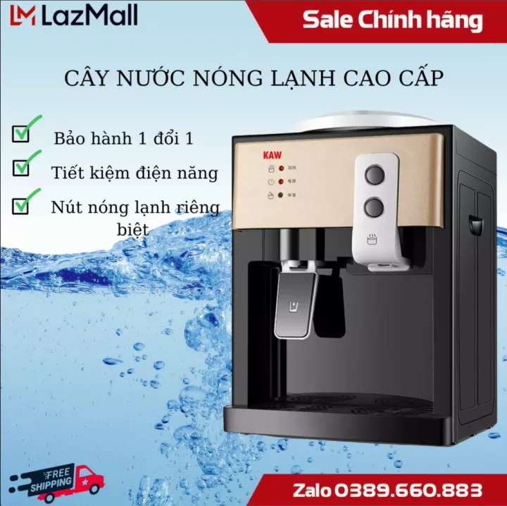 AUGIENB Bình nước nóng lạnh bộ lọc nước nóng và lạnh ấm siêu tốc mini 220V chạy điện để bàn làm việc máy đun nước [chức năng làm mát & nóng]