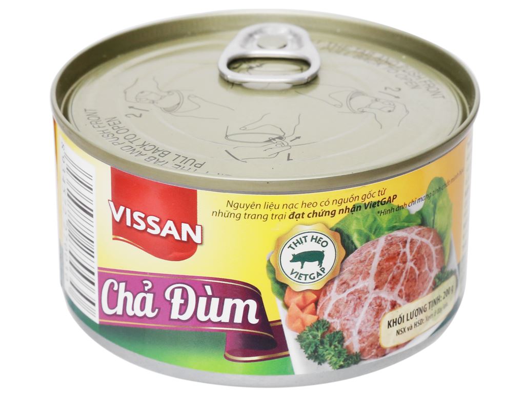 Chả đùm hộp 150g vissan date mới 2024