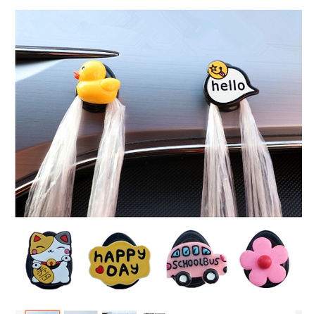 -Móc treo đồ đa năng dạng dính gắn chữ HAPPY DAY xinh xắn.
