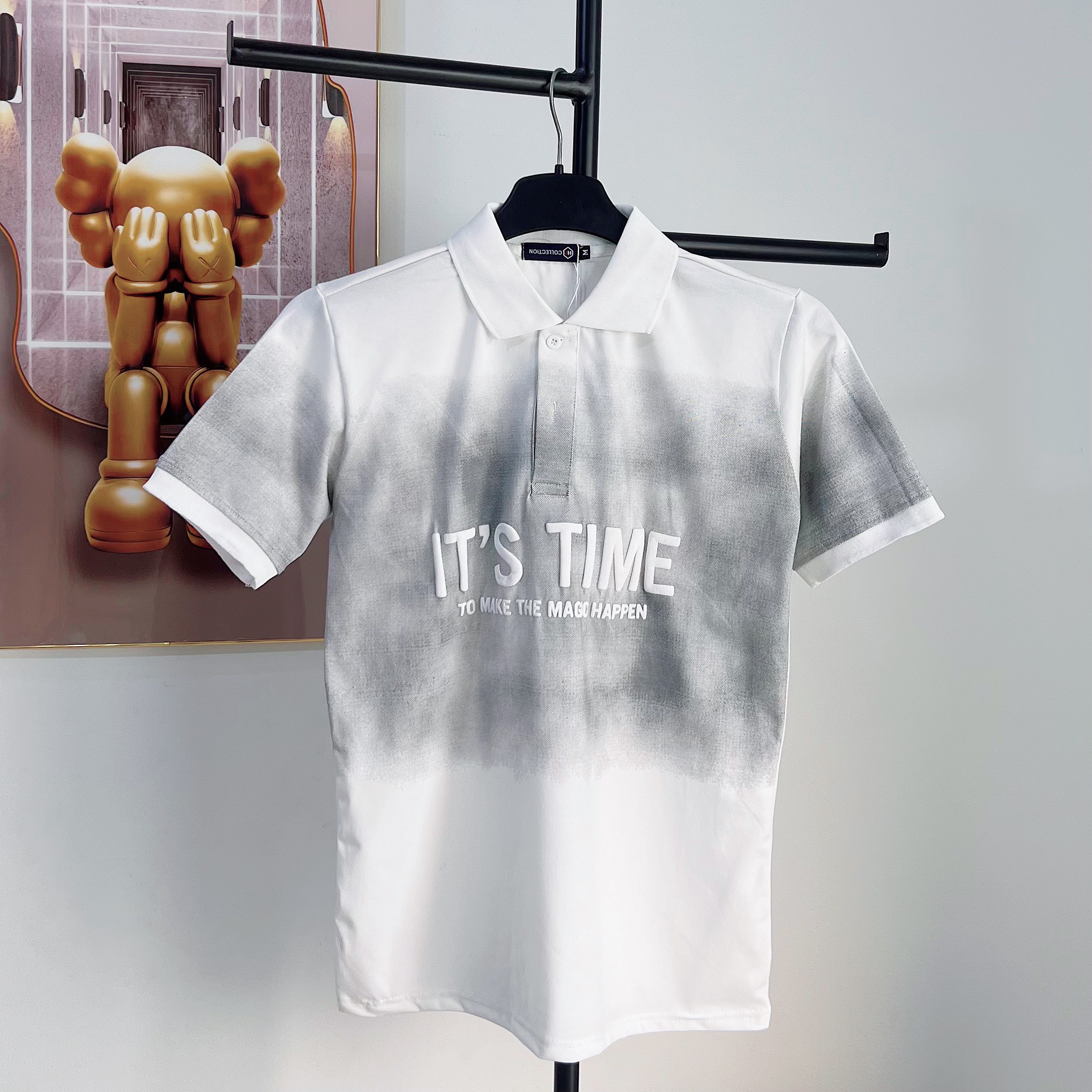 Áo POLO nam, Áo thun nam có cổ tay ngắn phối viền tay chất vải cotton co dãn sang trọng, cá tính, trẻ trung mẫu mới giá rẻ - 2