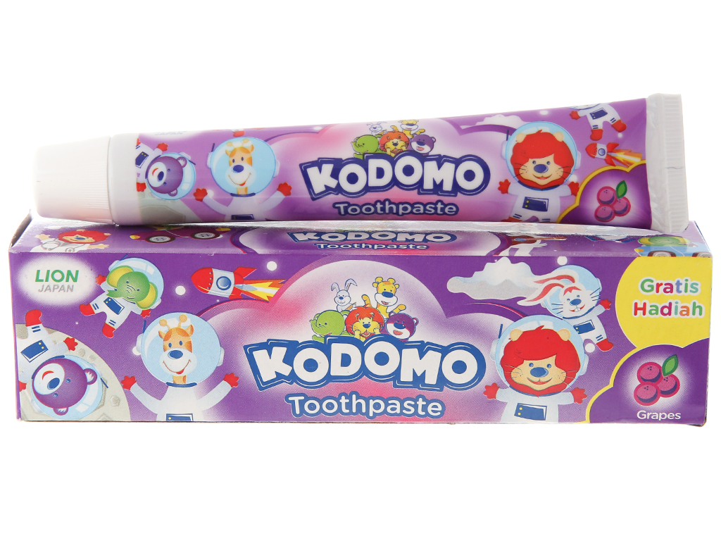 Kem đánh răng cho bé Kodomo hương nho 45g