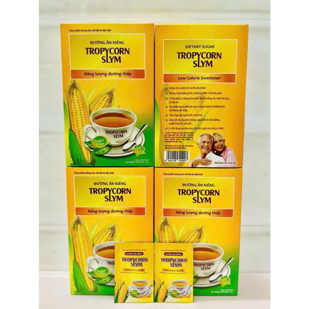 Đường bắp ăn kiêng TropyCorn Slym không chứa đường không gây tăng đường huyết, dùng được cho người tiểu đường béo phì