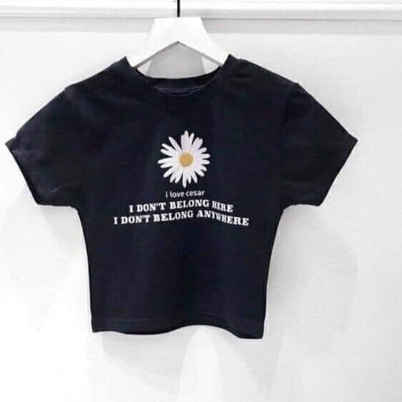 Phương Linh Luxury 1688 [SIZE S,M] ÁO THUN NỮ CROPTOP THÊU BÔNG HOA ULZZANG - THỜI TRANG GIÁ SỈ VN58