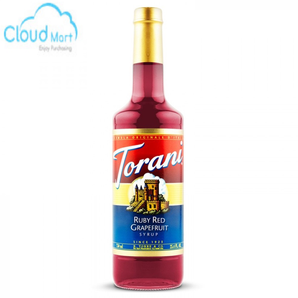 Syrup Torani Ruby Red Grapefruit Bưởi Hồng 750ml -Nguyên liệu pha chế