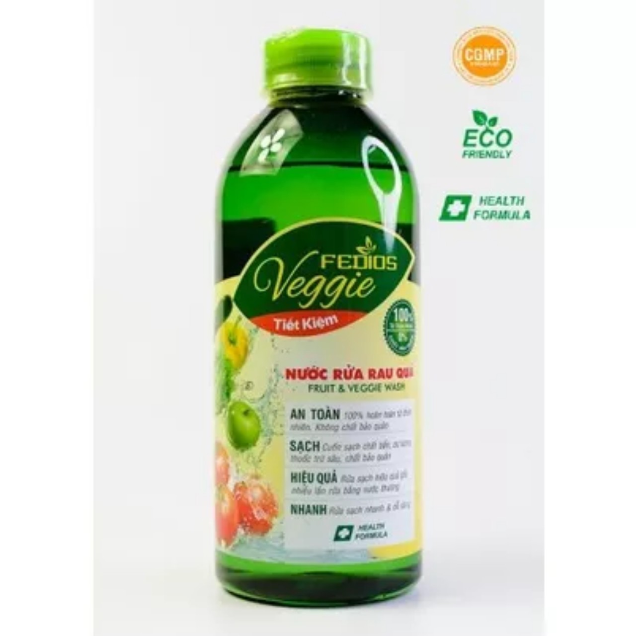 Nước rửa rau củ quả, trái cây fedios veggie 400ml