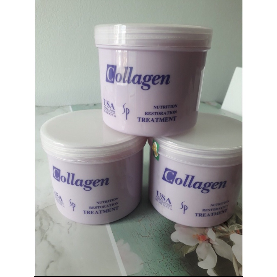 Hấp dầu phục hồi tiwan Collagen sp 500 ml