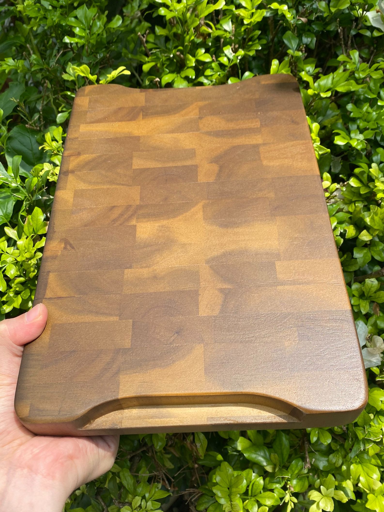 Thớt gỗ teak 305x203x32mm thớt siêu bền của master chef hàng xuất châu âu - đẳng cấp phong cách âu mỹ
