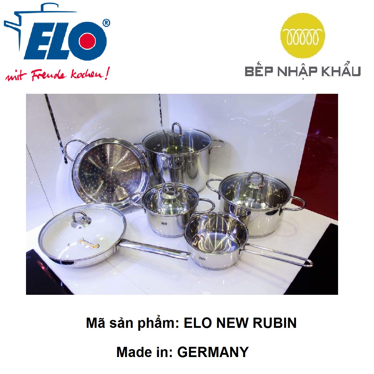 Bộ Nồi Elo Newrubin