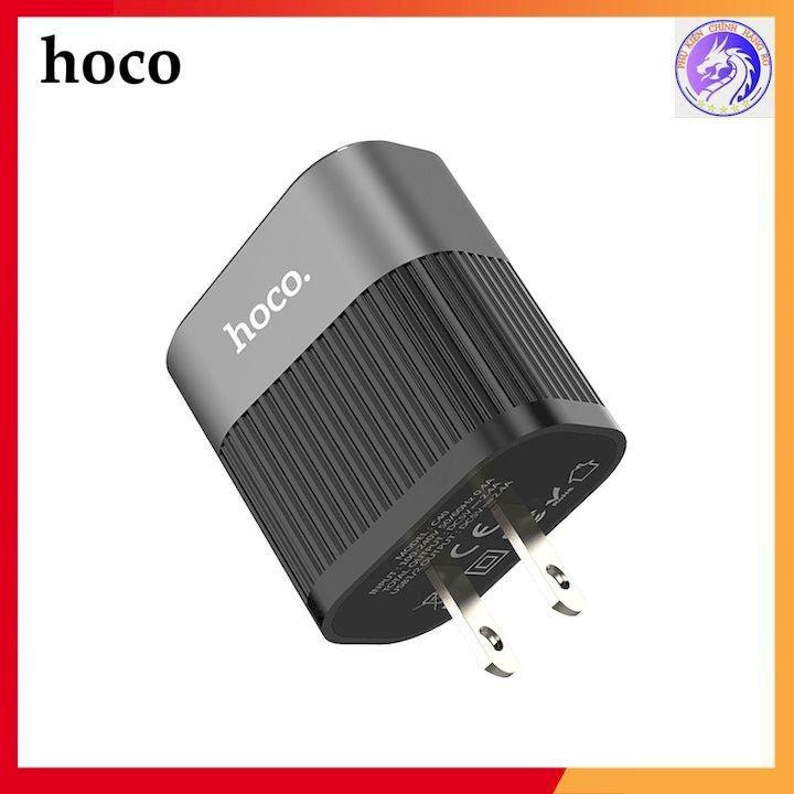 Củ sạc nhanh 2 cổng hoco c40 max 5v-2.4a