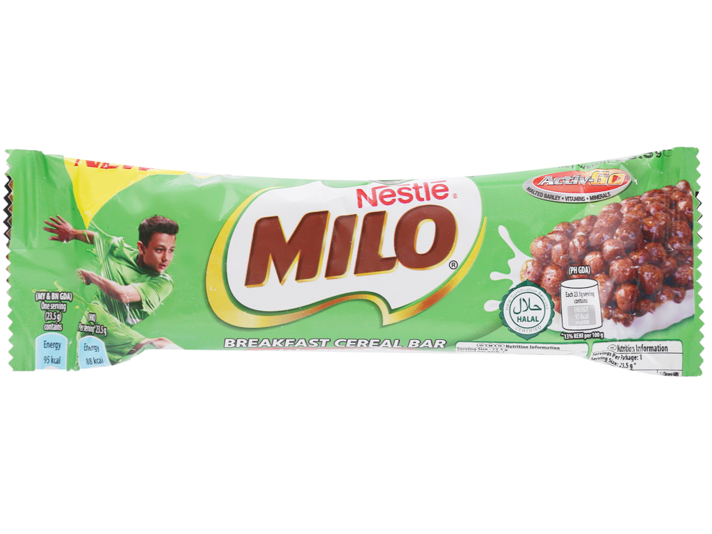 1 Hộp 24 Thanh Bánh ngũ cốc Nestle Milo Bar thanh 23.5g 1Thanh