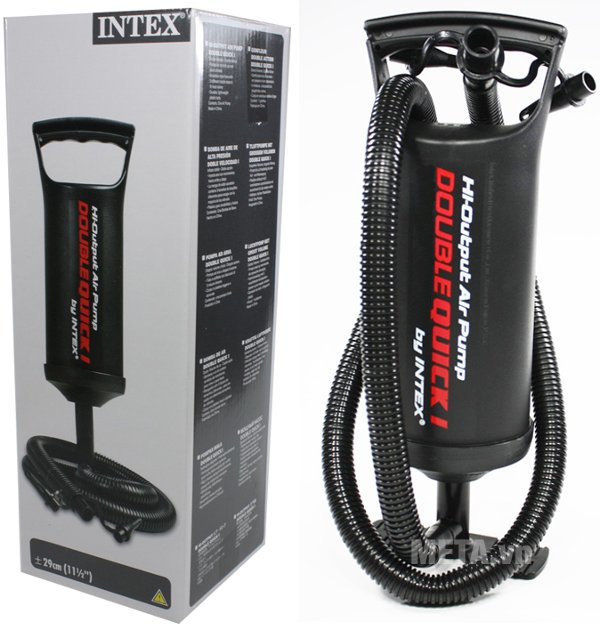 Bơm tay Intex 68612 kích thước 29 cm chuyên dùng bơm phao, đồ hơi...