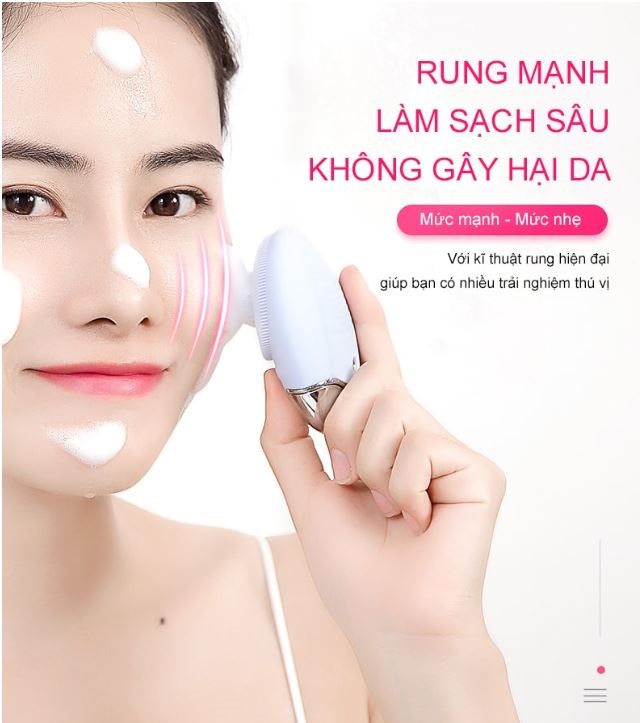 [HCM]may rua mat foreo - Máy rửa mặt silicon cao cấp FOREVER / Máy rửa mặt sóng âm inFace - máy rửa mặt miniso cao cấp đem lại làn da mềm mịntrắng hồng tự nhiên
