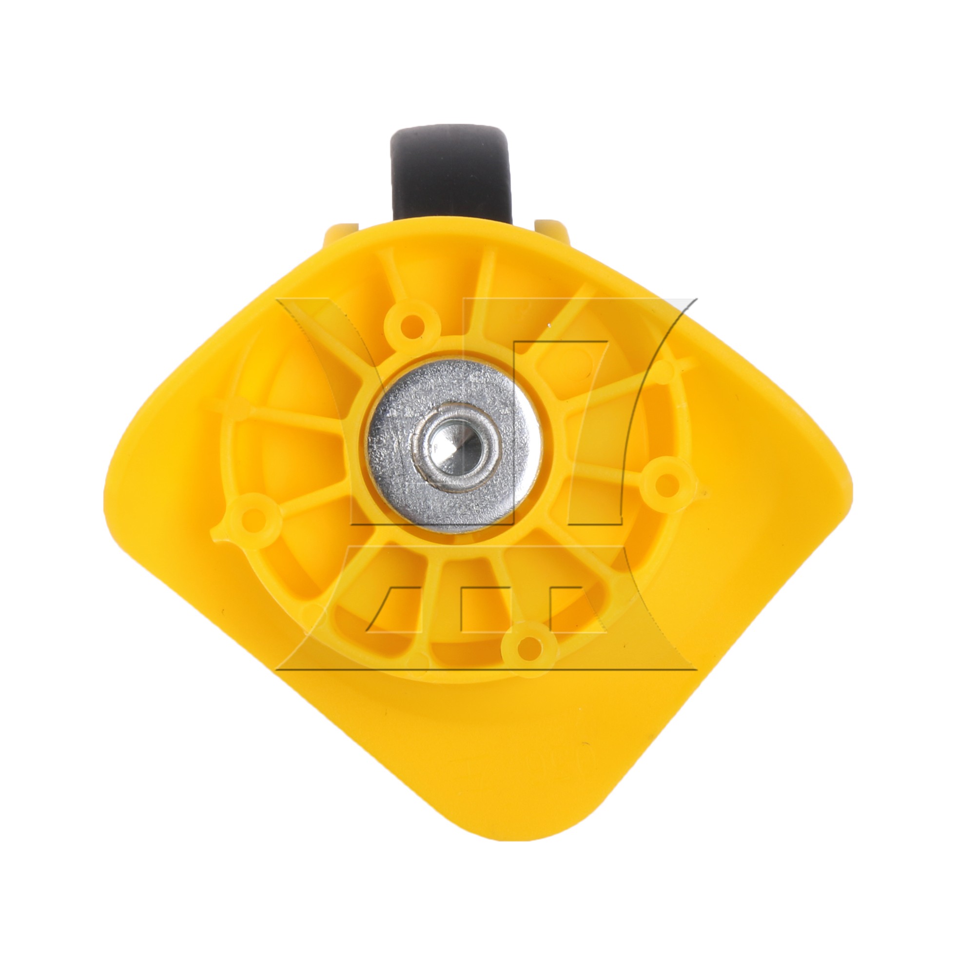 Suitcase Repair Parts Spinner Wheels 3.11" Height W295 w/ Screw Set of 2 Yellow