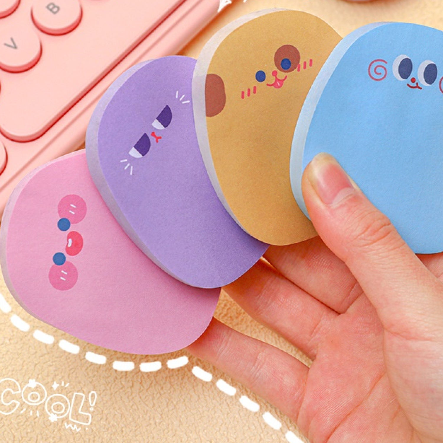 Set 60 tờ giấy note hoạt hình bỏ túi dễ thương