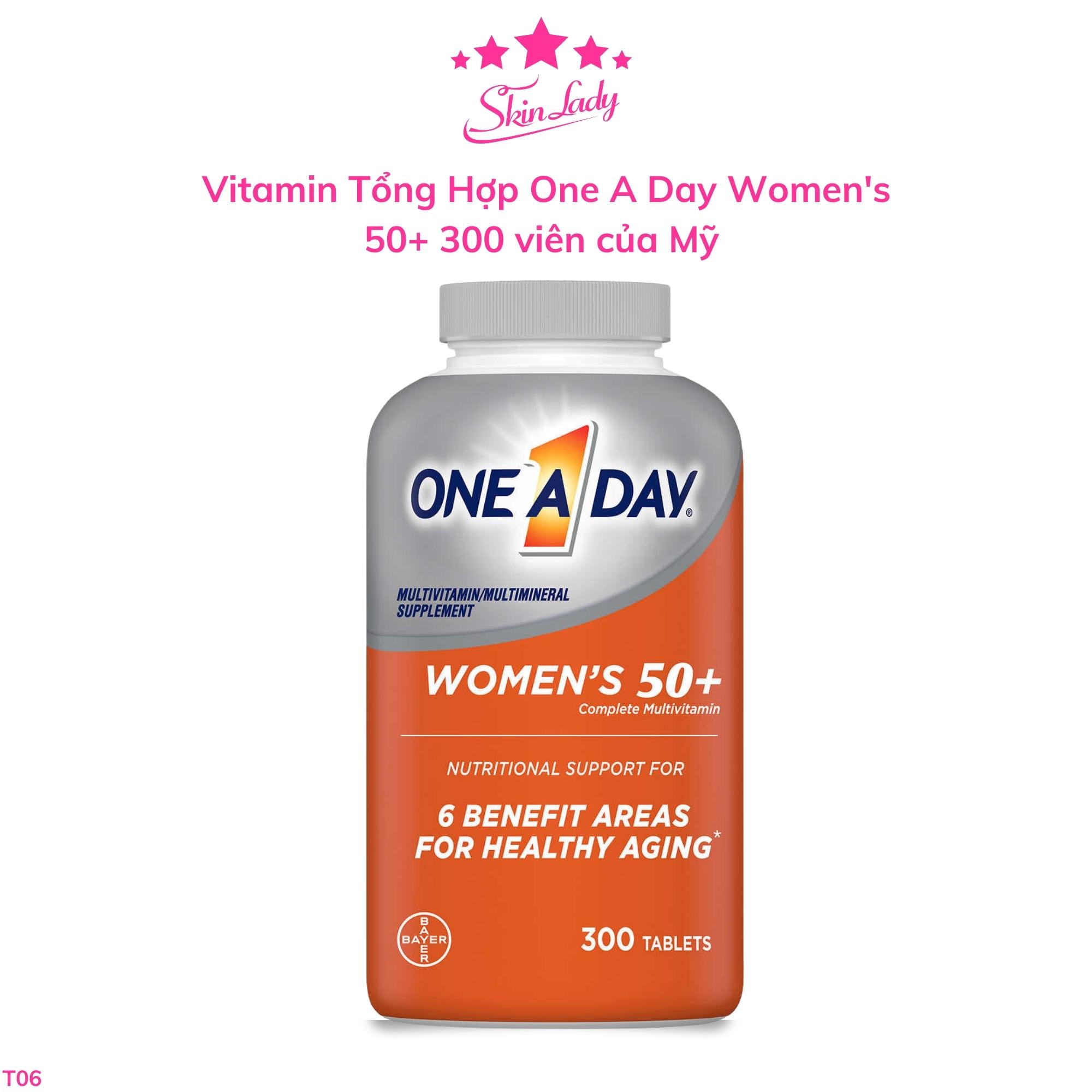 Vitamin Tổng Hợp One A Day Women s 50+ 300 viên của Mỹ Skinlady