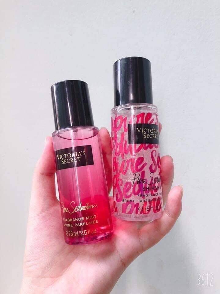 [HCM][Có Mã Giảm Giá] Sét 2 Xịt Thơm Nước Hoa Toàn Thân Victoria’s Secret (250ml) có nhũ và không nhũ - Laha Shop
