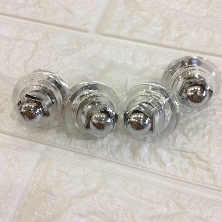 Cặp ốc bịt chân gương xe Wave đời cũ [ GIẢM GIÁ ] màu XANH DƯƠNG , BẠC , CAM , ĐỎ 10ly wave alpha