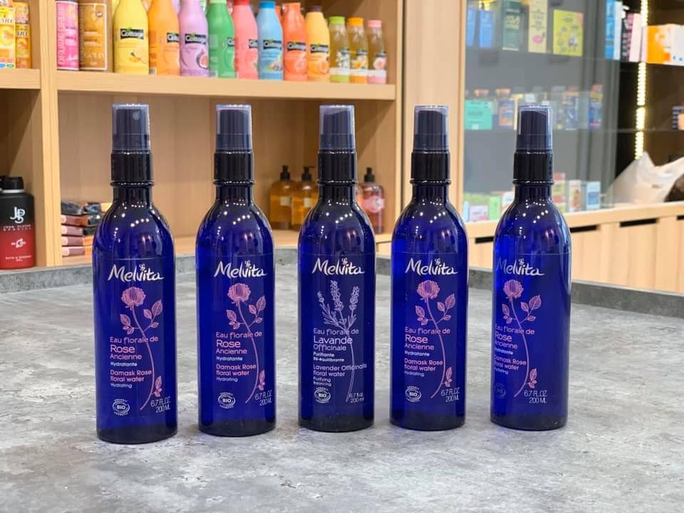Nước hoa hồng Melvita Eau Florale de Lavande-Rose Pháp cách chăm sóc da mặt hiệu quả (Tindi Lavender)
