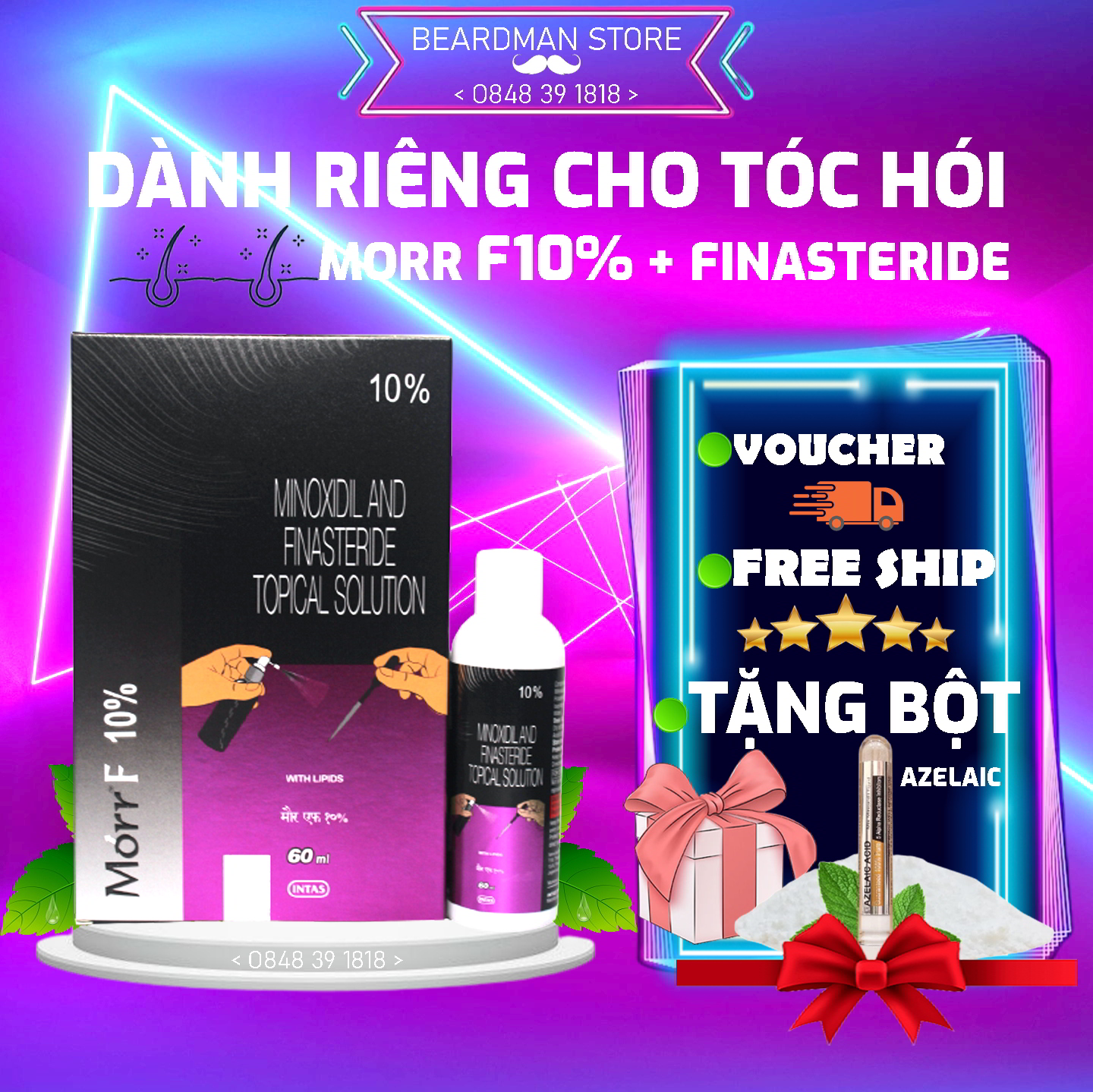 - dung dịch mọc tóc morr f10%
