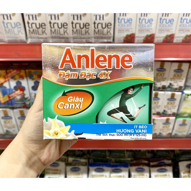 Sữa nước anlene 4x hương vanilla thùng 48 hộp