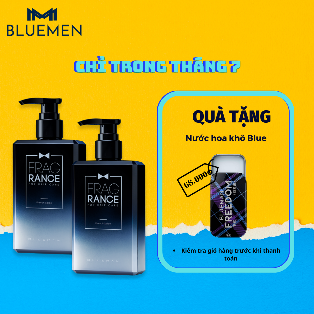 Dầu xả nam blueman nuôi dưỡng & phục hồi tóc chắc khoẻ giúp tóc mềm mượt 210ml