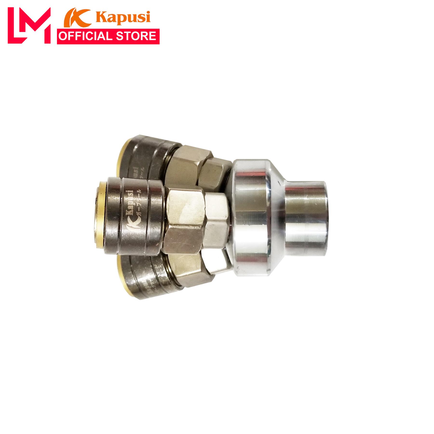 Đầu nối hơi khí nén chia 3 Kapusi cao cấp - Bảo hành 6 tháng