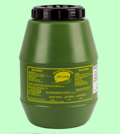 Trái oliu không hạt Kalamata Pitted Olives 5L - Greece