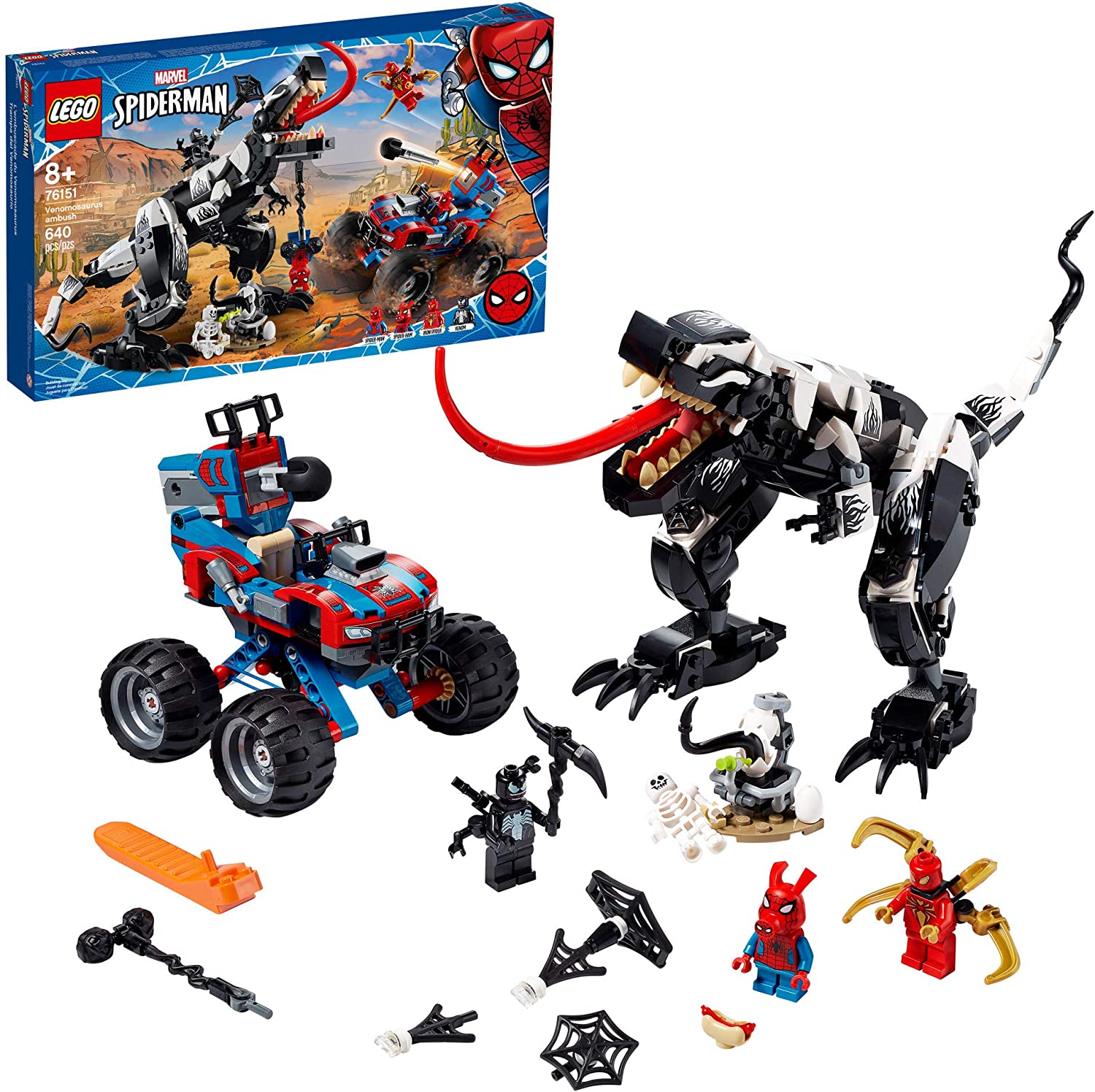 Lego Marvel Spider-Man Dragon Ambush 76151 Đồ chơi xây dựng và nhân vật  siêu anh hùng; quà tặng ngày lễ và sinh nhật phổ biến cho trẻ em thích đồ  chơi xây
