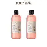 COMBO 2 Bigsize - Nước sen Hậu Giang (toner) Cocoon giúp phục hồi đa nhiệm cho da rất nhạy cảm 310ml