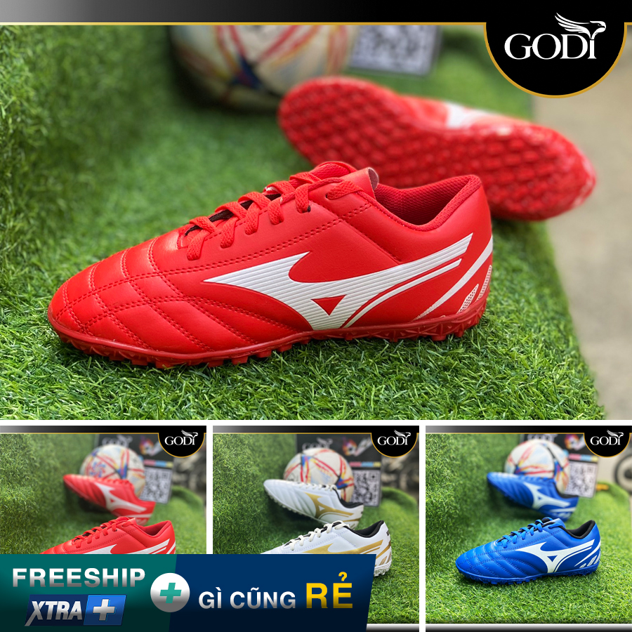 Giày đá banh size 36 đến size 47 giá rẻ đẹp màu đỏ