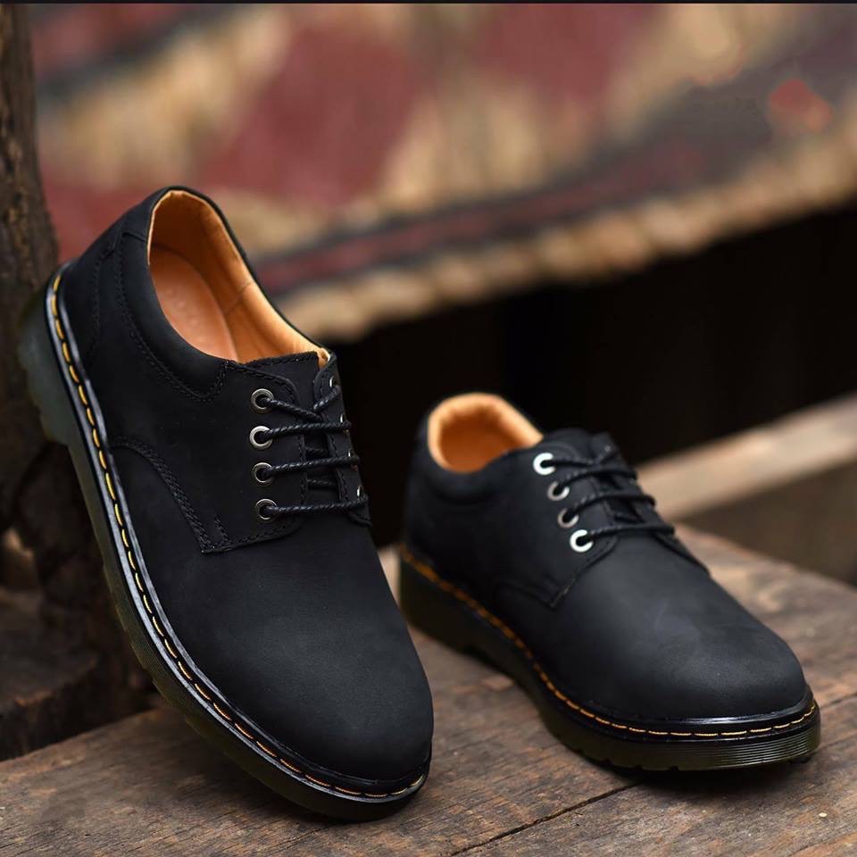 [Xả Kho] Giày Đốc Da Bò Thật - Giày đốc da lộn chính hãng Liu baba