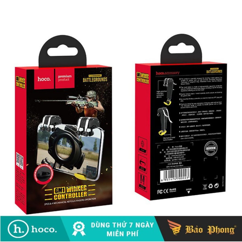 Bộ tay nút hỗ trợ chơi game hoco gm1