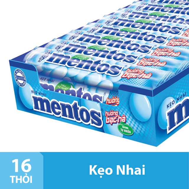 Kẹo mentos bạc hà 378g