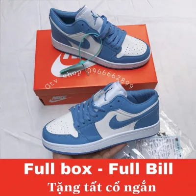 Tặng hộp, Bill và Tất - Giày thể thao nam nữ Nike air jordan, size 36 đến 44. (2)