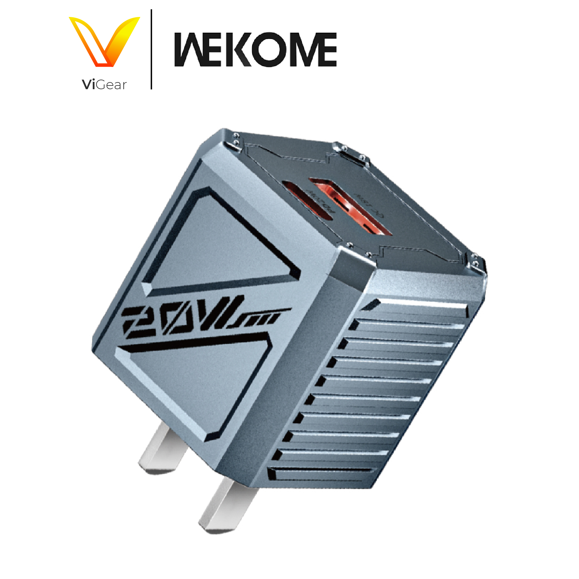 Củ sạc nhanh 20w wekome wp-u146 tích hợp 2 cổng a & c