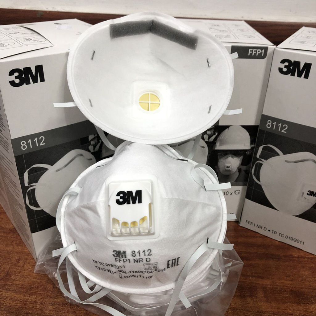 Mặt nạ phòng độc chống bụi mịn người lớn 3M 8112 Nga
