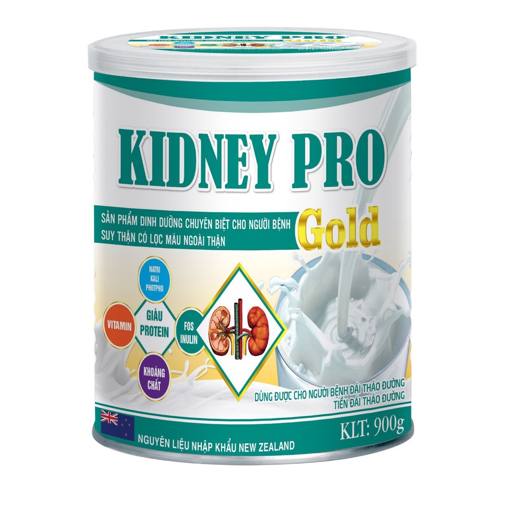 Sữa cho người suy thận, tiền chạy thận nhân tạo Kidney Pro Gold
