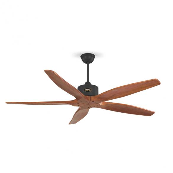 Quạt trần dc cánh gỗ phay sinwa sw1715