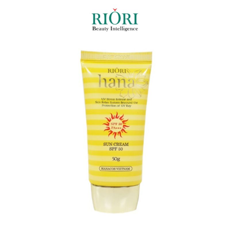 Kem chống nắng  Hàn Quốc RIORI HANA Whitening UV Sun Block Cream 50g
