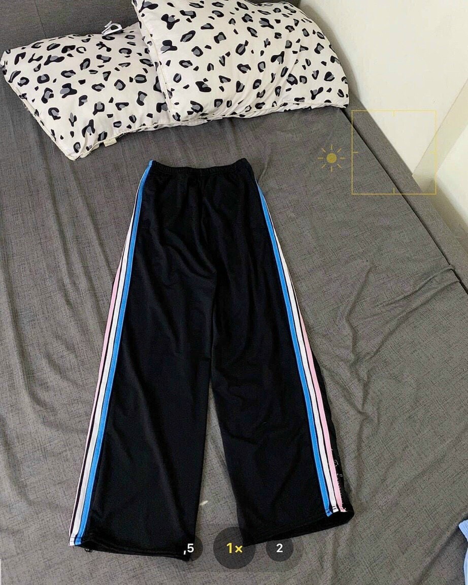 Quần thể thao 3 sọc line 3 màu trẻ trung năng động / quần suông ống rộng 3 sọc S6